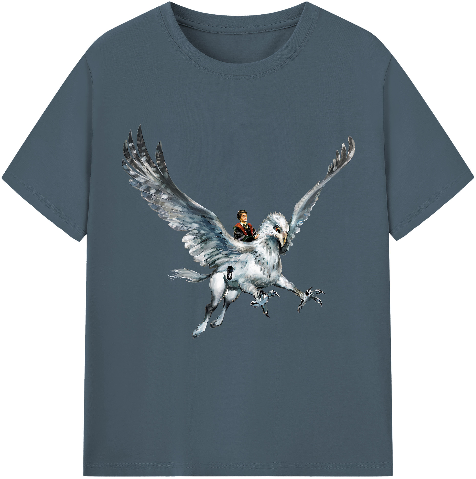 （画像用） Harry Potter ハリー・ポッターシリーズ 綿100％半袖Tシャツ（フロントプリント）